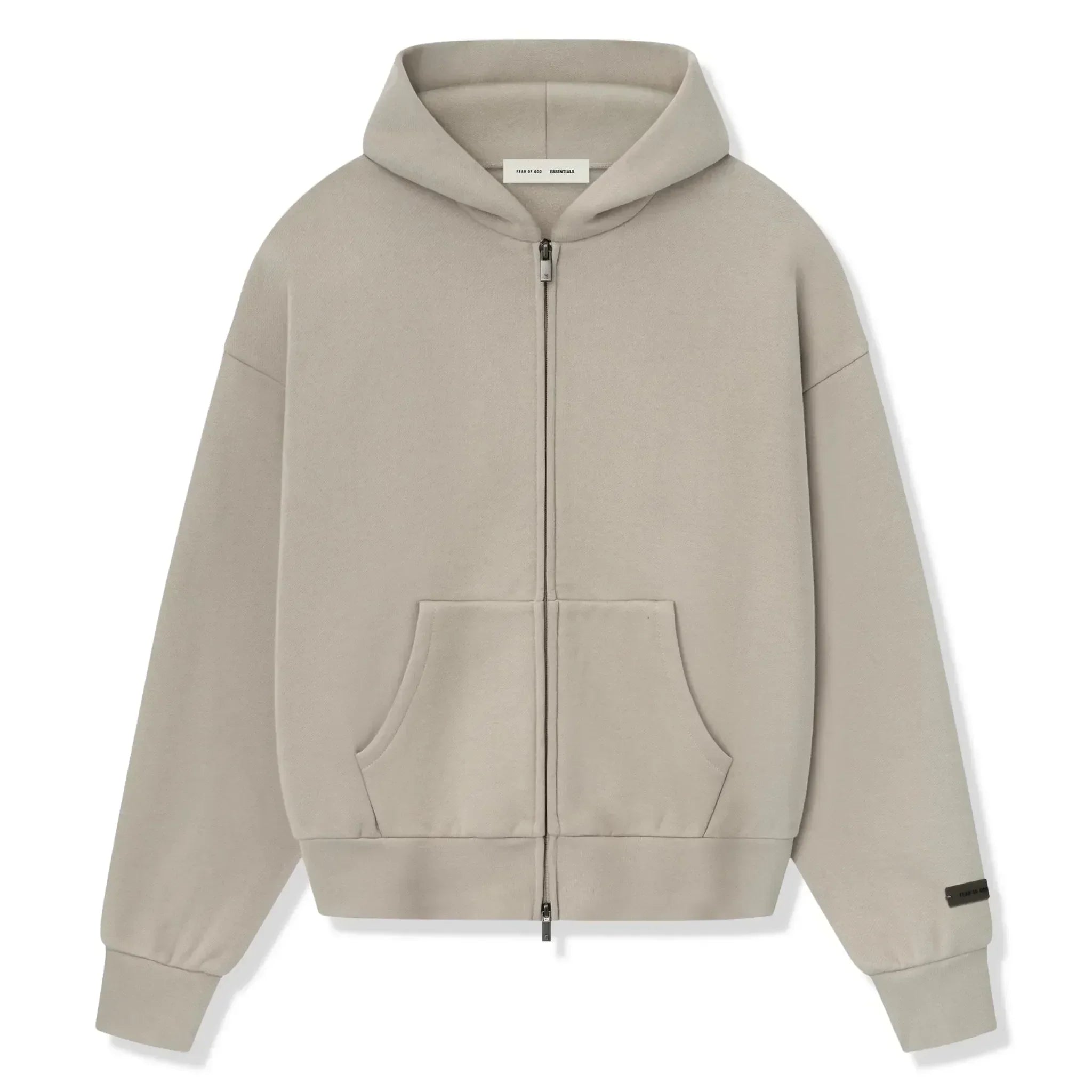 Fear Of God Essentials Classic Fleece Timber Zip-Up Hoodie (SS25)